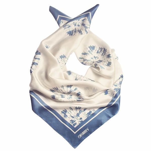 Premium silk scarf "Passion" 65-5 photos