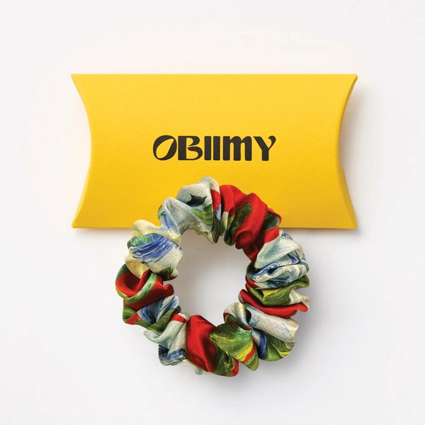 Silk scrunchie in assortment R-as photos