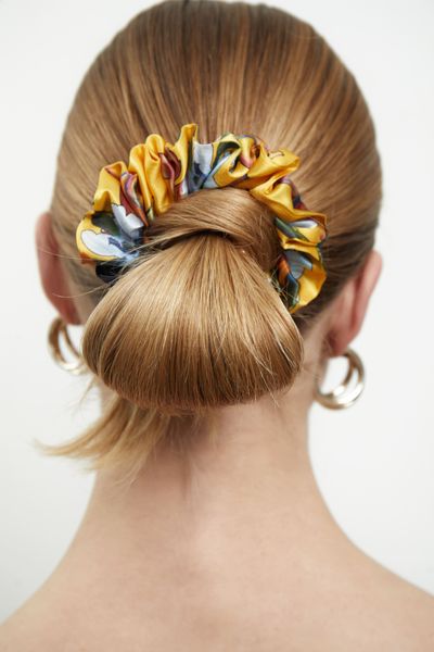 Silk scrunchie "Sun Kiss" R-12 photos