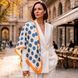 Silk scarf "Spark" 65х65 (Double-sided print) 65-32-D photos 2