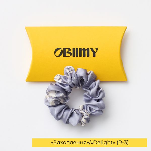 Set of 3 silk scrunchies NR-300 photos