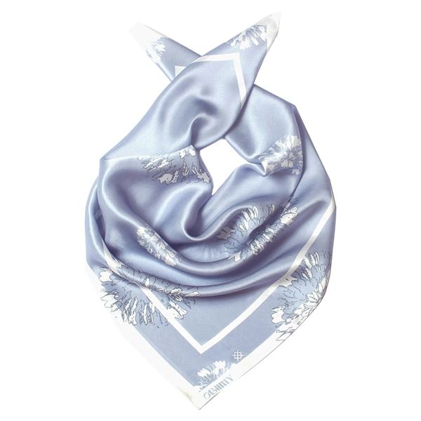 Premium silk scarf "Delight" 65-3 photos