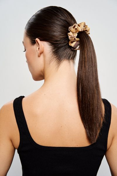 Silk scrunchie "Balance" R-23 photos