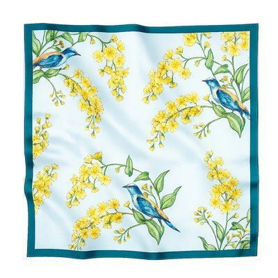 Silk Scarf "Elevation" 65x65 (Double-sided print) 65-31-D photos