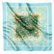 Премиум шелковый платок "Летнее поле" 44х44 44-2 фото 1
