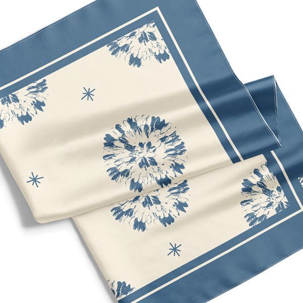Double-Sided Silk Pocket Square "Passion" P-44-5-D photos