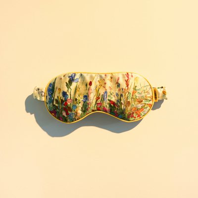 Italian silk sleep mask "Summer Field" M-2 photos