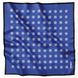 Silk pocket square "Blue" P-44-98 photos 1