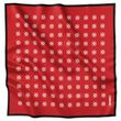 Silk pocket square "Red" P-44-99 photos