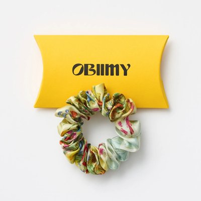 Silk scrunchie "Summer Field" R-2 photos